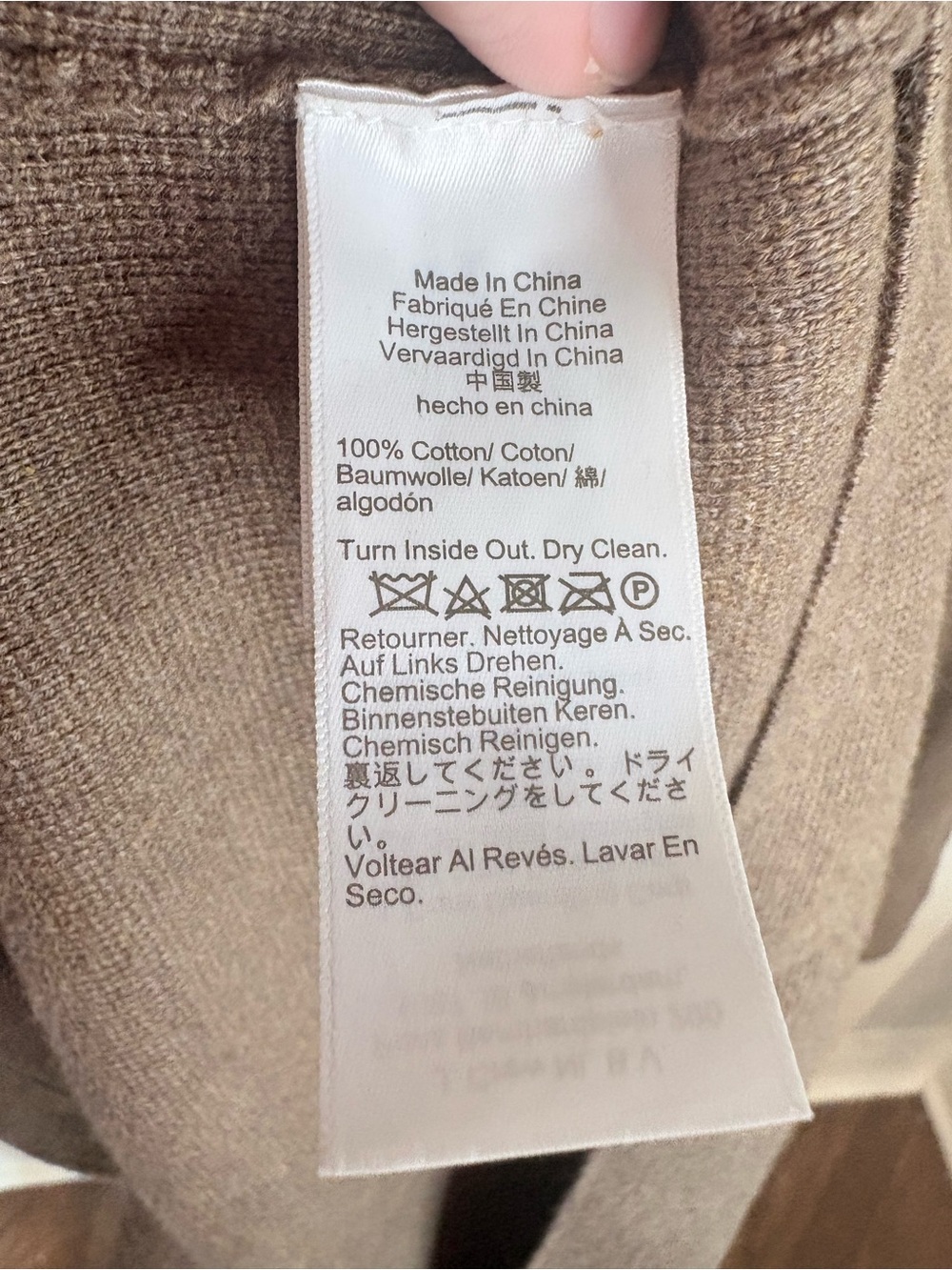 J.Crew | Long Giselle Sweater Blazer Gold Crest Buttons | L Mocha Brown - Picture 10 of 11
